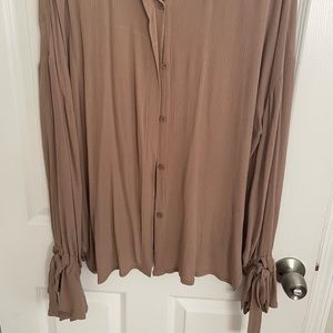 Soft Material Oversized Blouse